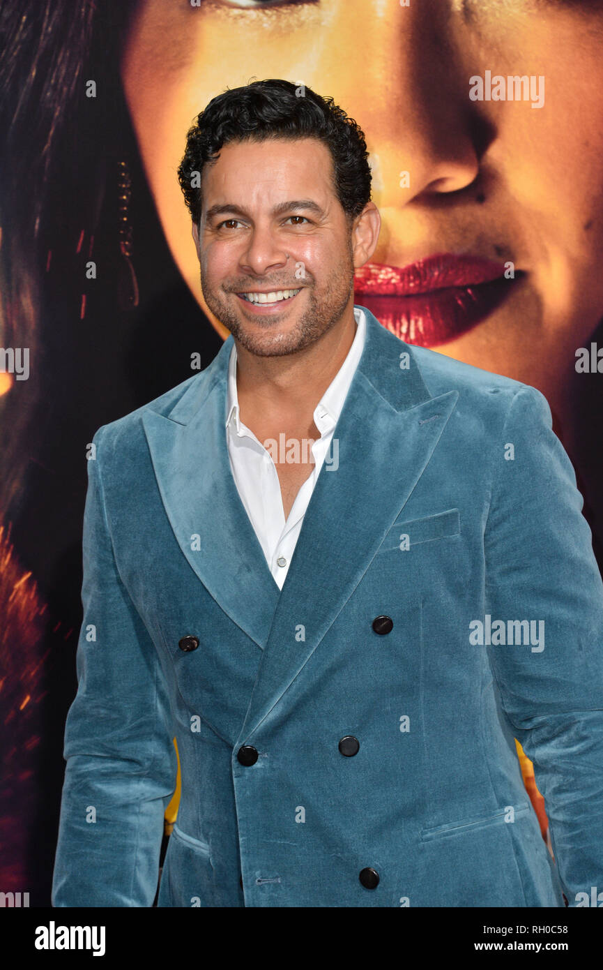 Los Angeles, USA. 30. Januar, 2019. Jon Huertas in der Weltpremiere von 'Miss Bala' im Regal LA Live. Bild: Paul Smith/Featureflash Credit: Paul Smith/Alamy leben Nachrichten Stockfoto