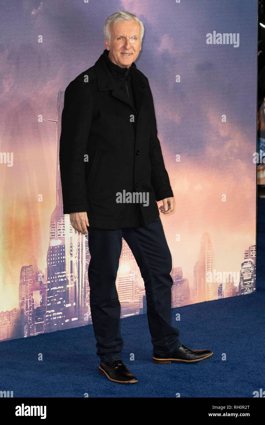 London, Großbritannien. 31. Januar, 2019. James Cameron nimmt: Battle Angel Alita Weltpremiere im Odeon Leicester Square. London, Großbritannien. 31/01/2019 | Verwendung der weltweiten Kredit: dpa Picture alliance/Alamy leben Nachrichten Stockfoto