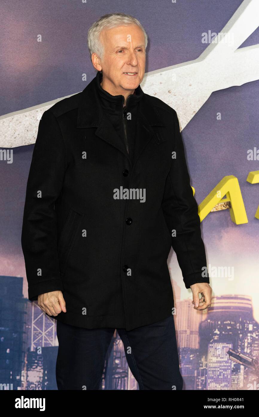London, Großbritannien. 31. Januar, 2019. James Cameron nimmt: Battle Angel Alita Weltpremiere im Odeon Leicester Square. London, Großbritannien. 31/01/2019 | Verwendung der weltweiten Kredit: dpa Picture alliance/Alamy leben Nachrichten Stockfoto