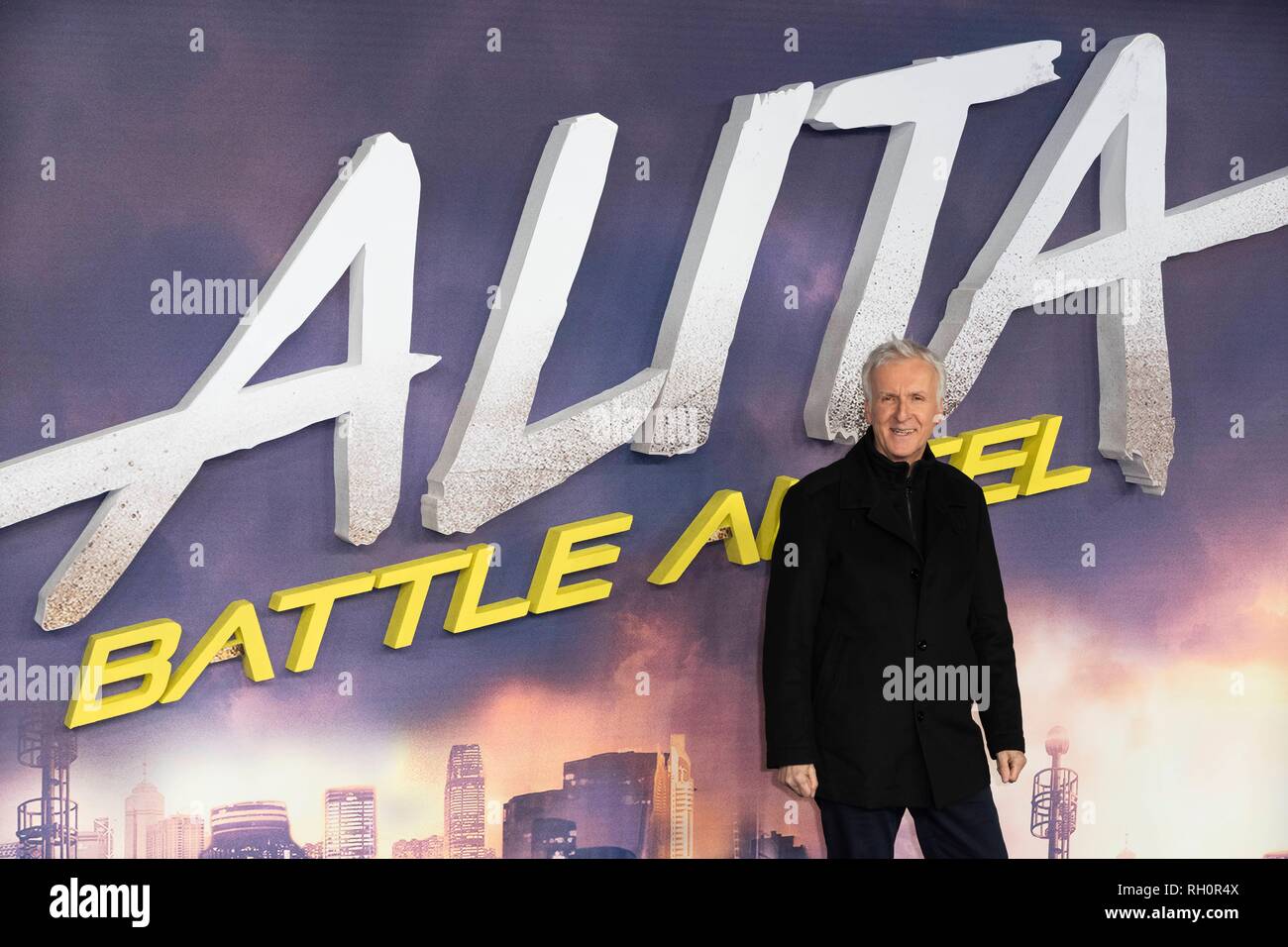 London, Großbritannien. 31. Januar, 2019. James Cameron nimmt: Battle Angel Alita Weltpremiere im Odeon Leicester Square. London, Großbritannien. 31/01/2019 | Verwendung der weltweiten Kredit: dpa Picture alliance/Alamy leben Nachrichten Stockfoto