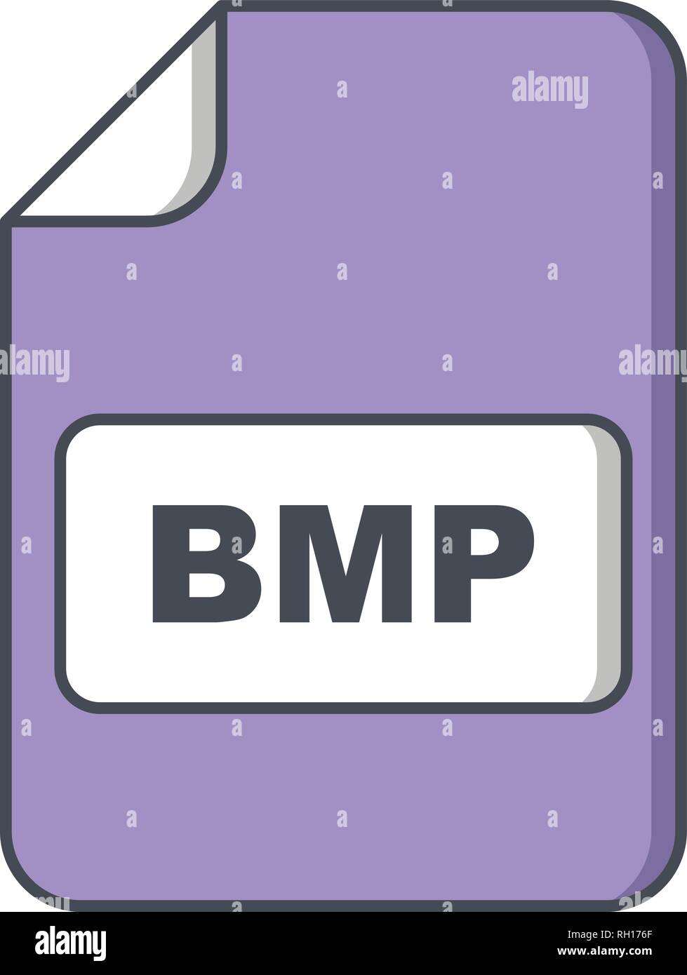BMP Vektor Icon Zeichen Symbol Vektor Illustration für den privaten und ...