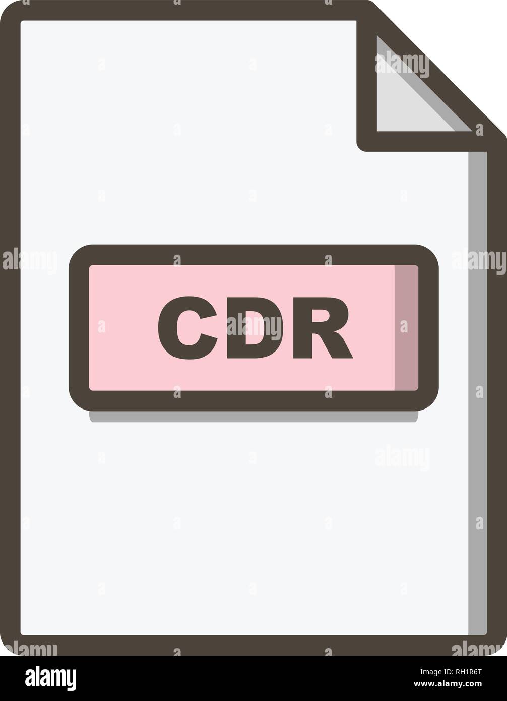 CDR-Vektor Icon Zeichen Symbol Vektor Illustration für den privaten und gewerblichen Gebrauch... Reinigen Sie trendige Symbol... Stock Vektor