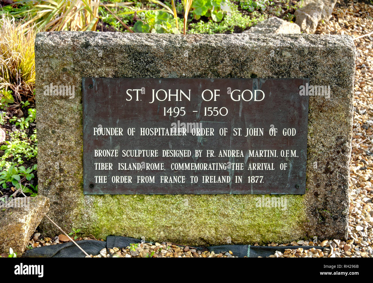Hl. Johannes von Gott, Krankenhaus, Dublin, Irland. Die Mission ist Heilung, Pflege und Ganzheit zu Menschen, die geistige oder psychische Probleme haben. Stockfoto