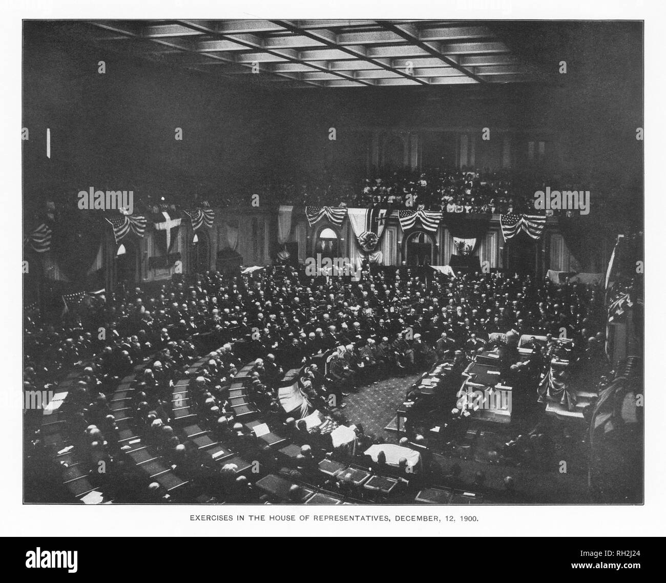 Washington, D.C. United States Centennial celebration, antiken amerikanischen Foto, 1900 Stockfoto