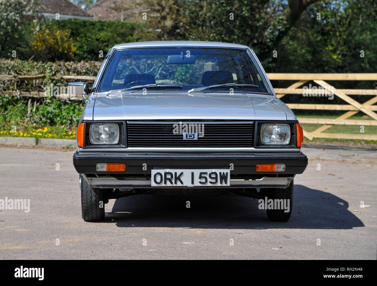 1980 Datsun Sunny klassische japanische Limousine Stockfoto