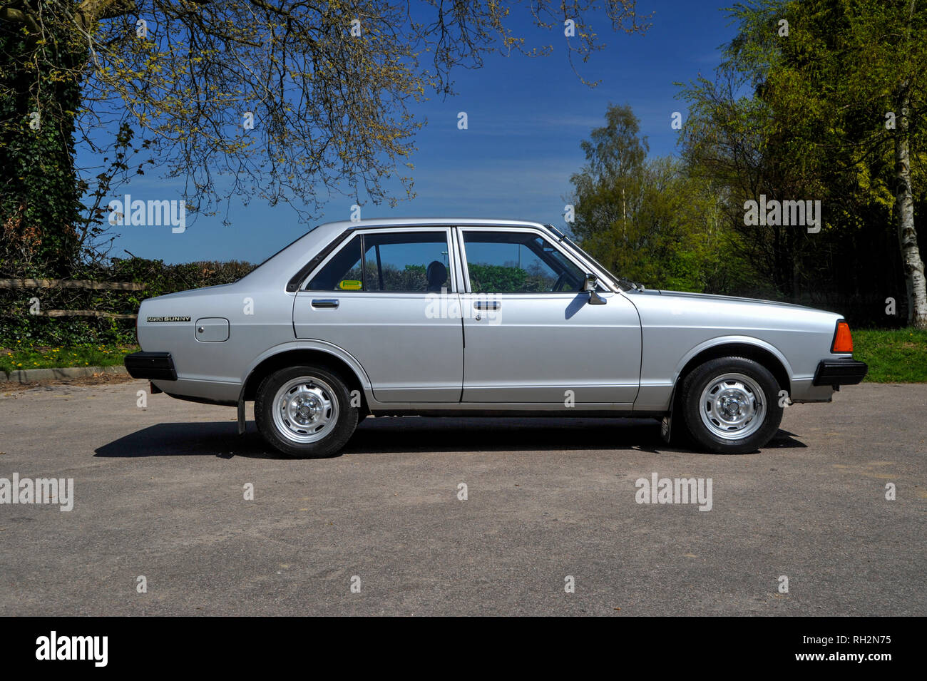 1980 Datsun Sunny klassische japanische Limousine Stockfoto