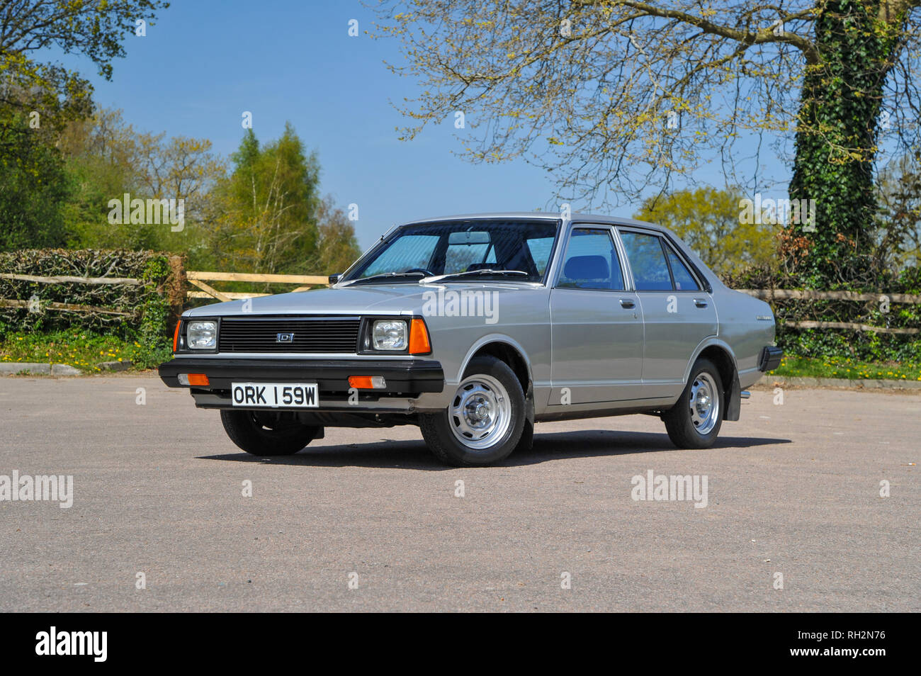 1980 Datsun Sunny klassische japanische Limousine Stockfoto