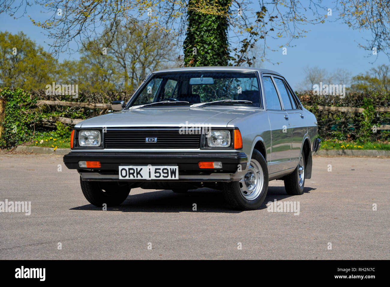 1980 Datsun Sunny klassische japanische Limousine Stockfoto