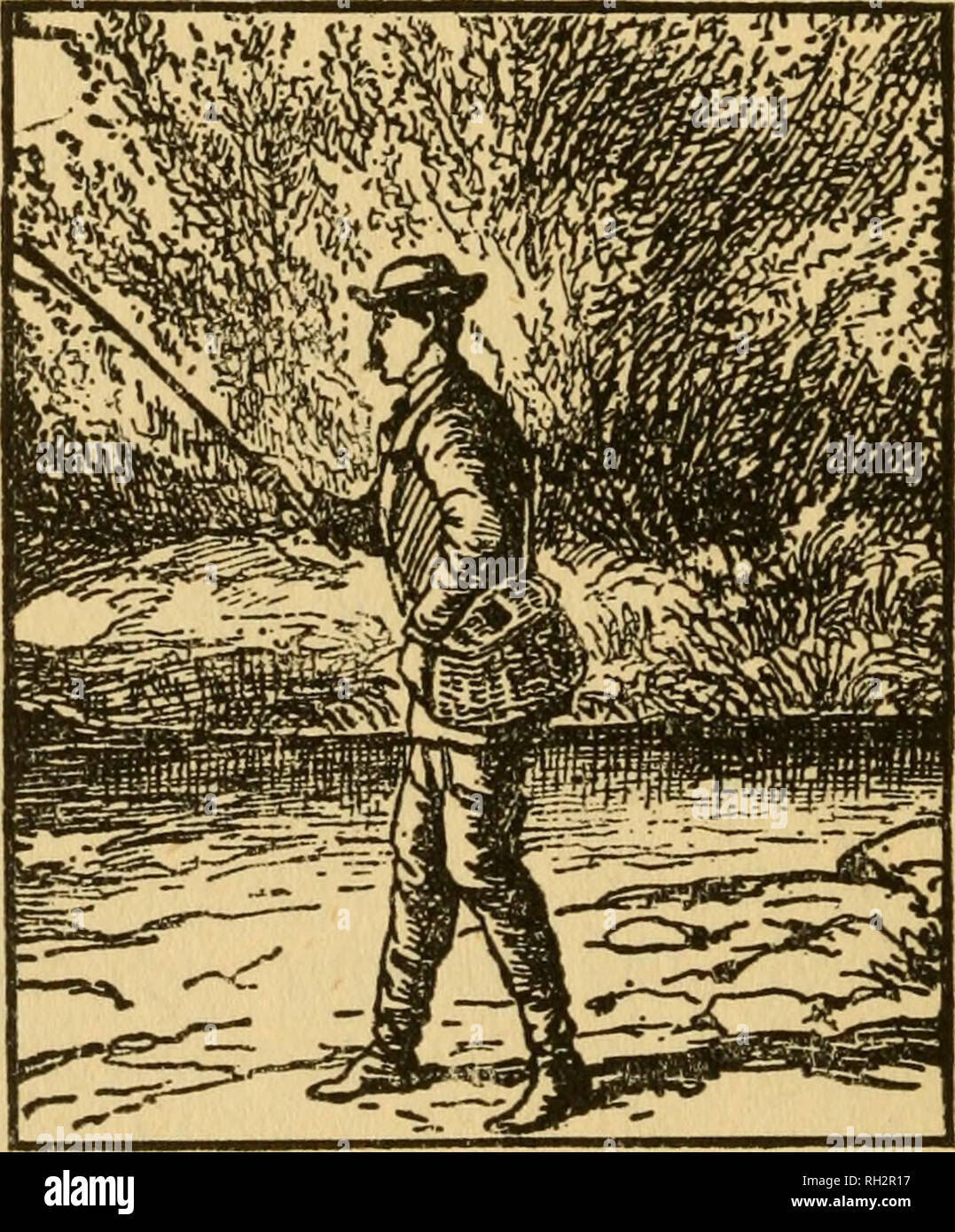 . Die Bachforelle und die ermittelten Angler; ein wenig pocket Band mit mehreren Beschreibungen von einem Fliegenfischer Paradies, und ein paar praktische Vorschläge für die jungen Angler. Forellen angeln. 56 Die Bachforelle, Zeitschrift^ und Holzkunst, und die Arbeiten am Angeln und ichthyology von Izaak Walton, Frank Förster, Seth Green, Charles Hallock, Wm. C. Harris, Thad - deus Norris, Genio C. Scott, Fred. Mather, Robert Roosevelt, G. Brown Goode, Kit Clarke, Dr. Jak. A. Henshall, und John Harrington Keene, und eine Studie über die Kataloge der besseren Klasse von sporting - Waren Häuser bilden. Bitte beachten Sie. Stockfoto