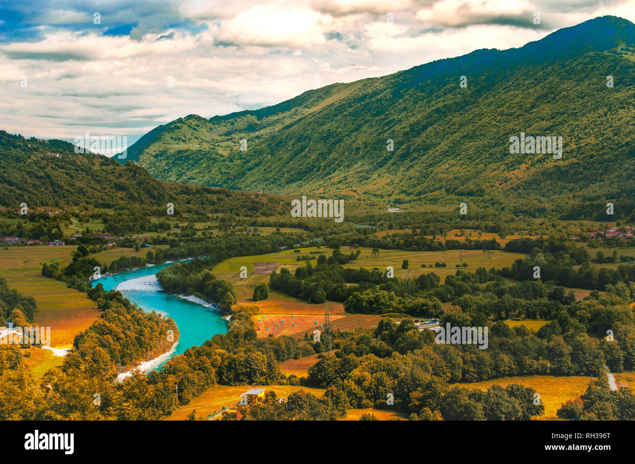 Stadt Am Isonzo Italien