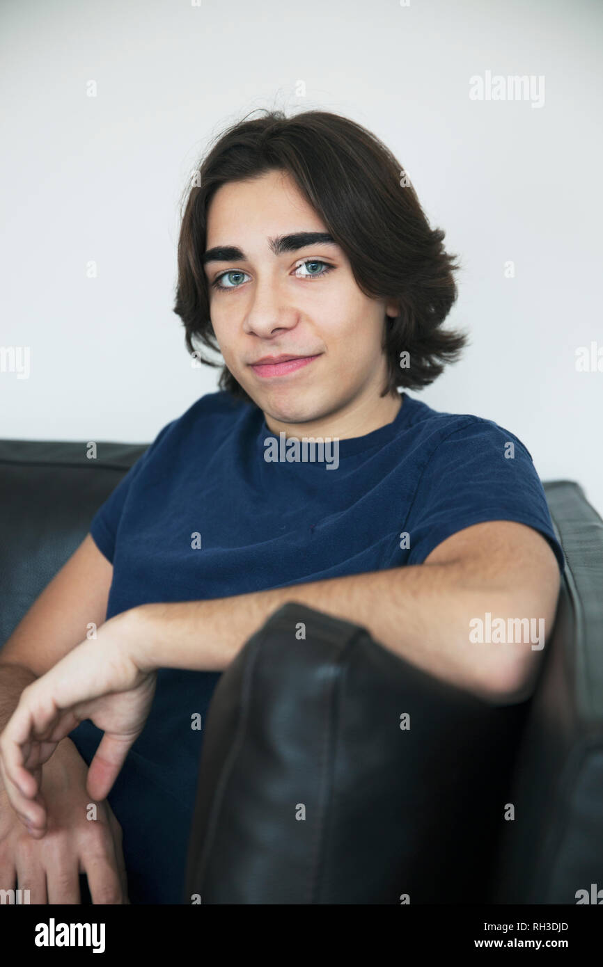 Porträt von Teenager Stockfoto