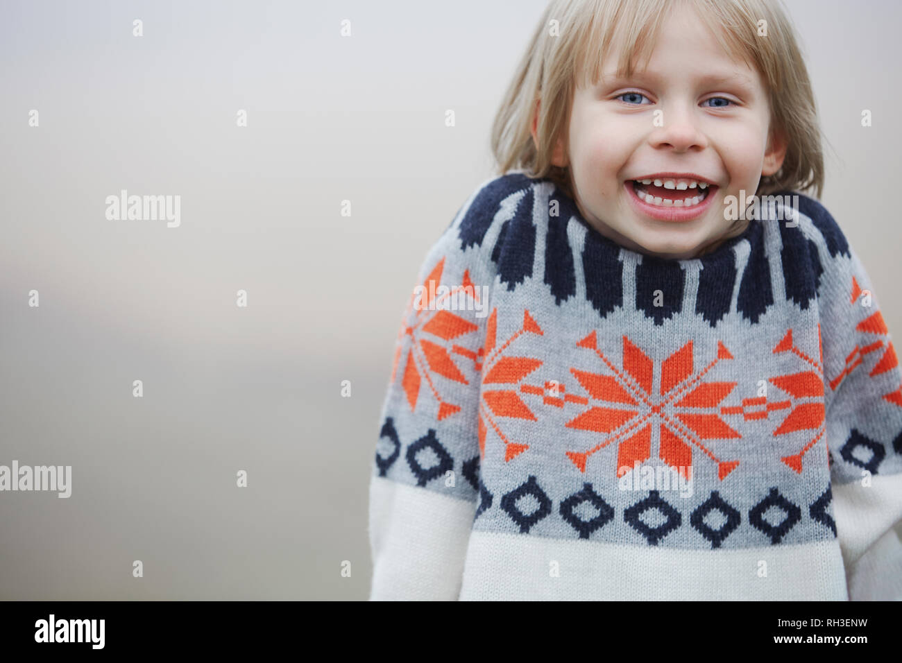 Porträt von glückliches Mädchen Stockfoto