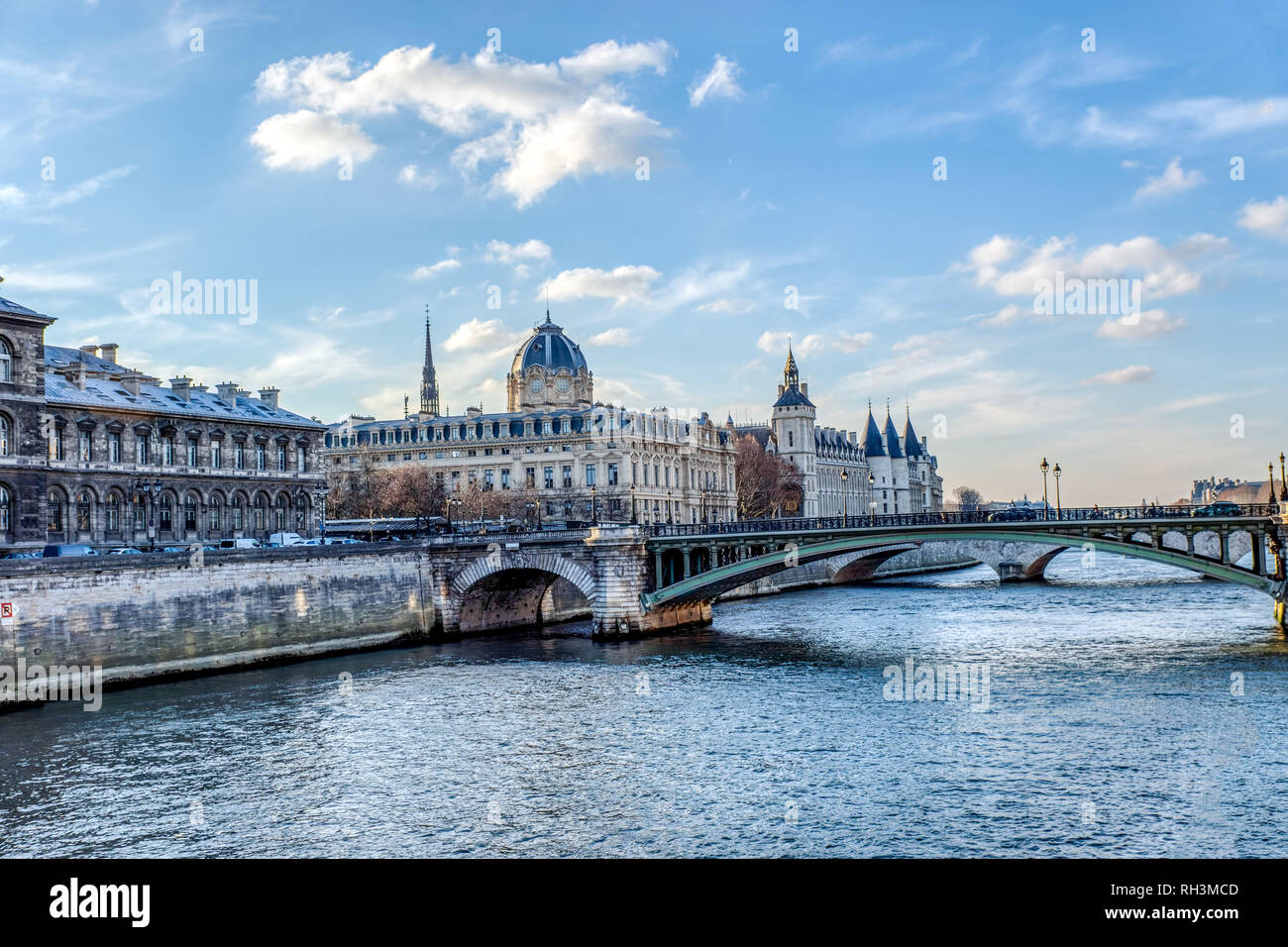 Tribunal de Commerce auf der Ile de la Cite - Paris, Frankreich Stockfoto