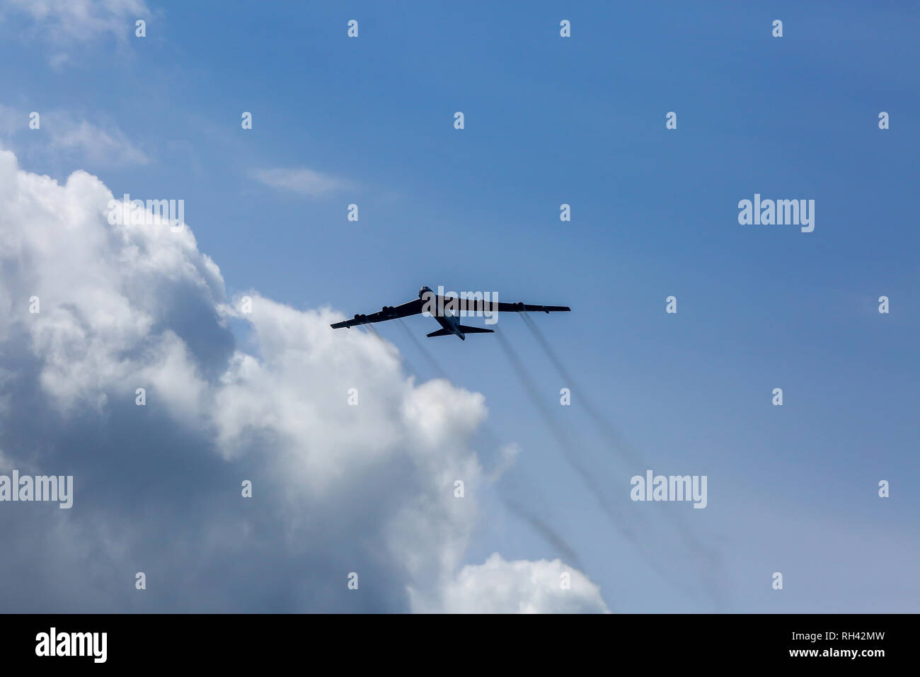 Bomber B-52. B-52 Stratofortress. Internationale militärische Ausbildung aber Streik 2017', Adazi, Lettland, vom 3. bis zum 15. Juni 2017. US Army Europe - LED-annua Stockfoto