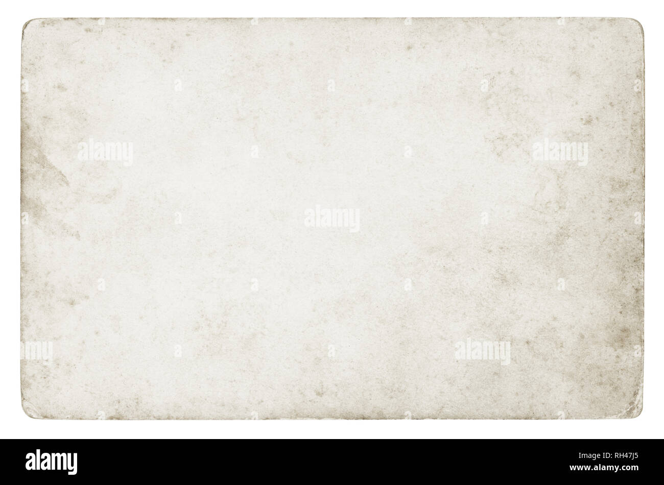 Vintage Papier Hintergrund isoliert - (clipping path enthalten) Stockfoto
