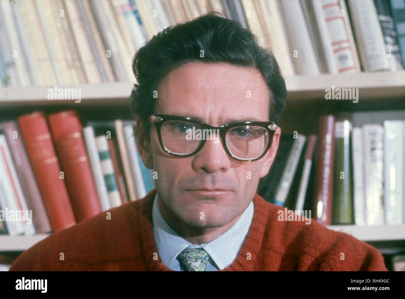 PIER PASOLINI (1922-1975), italienischer Filmregisseur und Schriftsteller über 1966 Stockfoto
