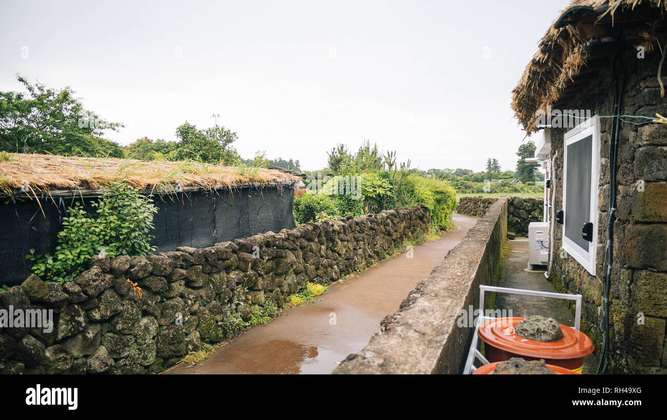 Donghadong Haus Visti in Jeju Island, Seogwipo Bereich Stockfoto