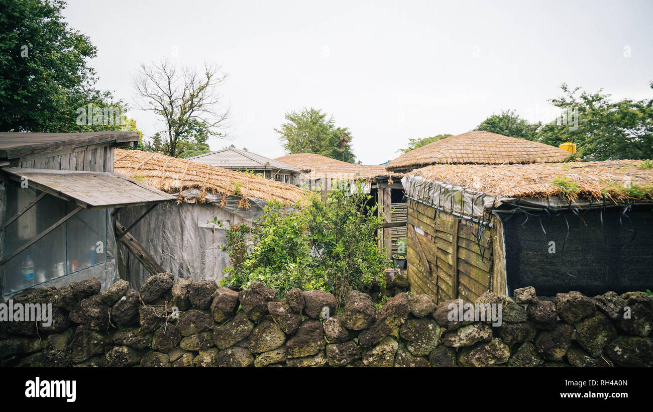 Donghadong Haus Visti in Jeju Island, Seogwipo Bereich Stockfoto