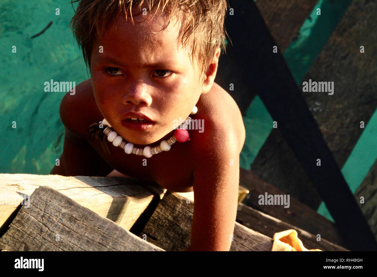 Porträt einer Indonesischen boy Stockfoto