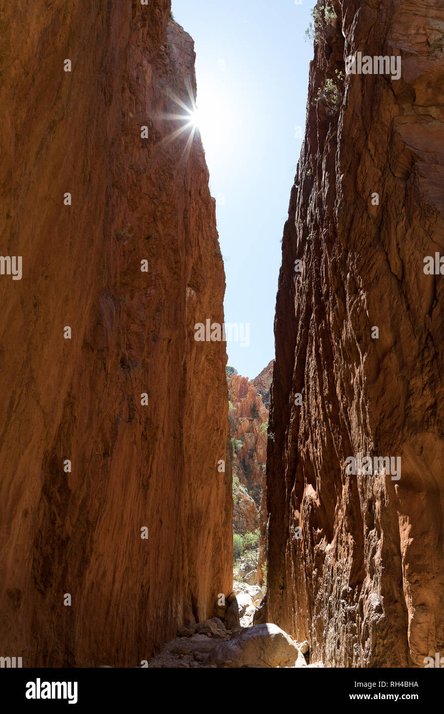 Standley Chasm in West MacDonnell Ranges, Outback Australien Stockfoto