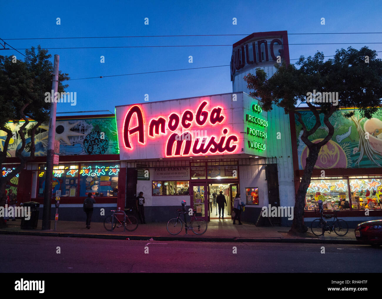 Amöbe Musik, San Francisco Stockfoto