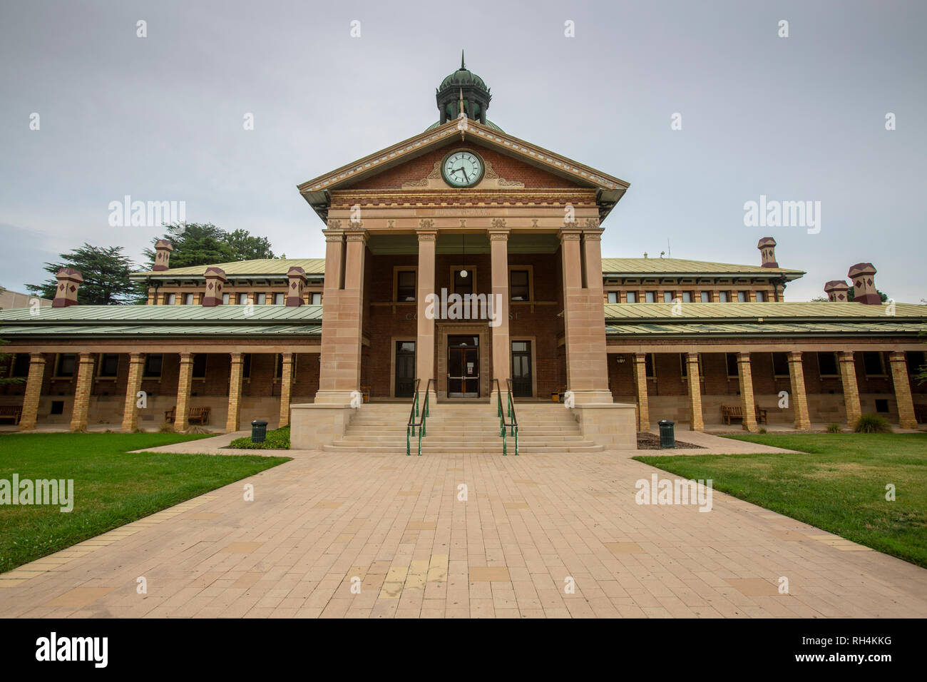 Bathurst Bezirk und lokalen Gericht Heritage Court House im Zentrum der Stadt, New South Wales, Australien Stockfoto