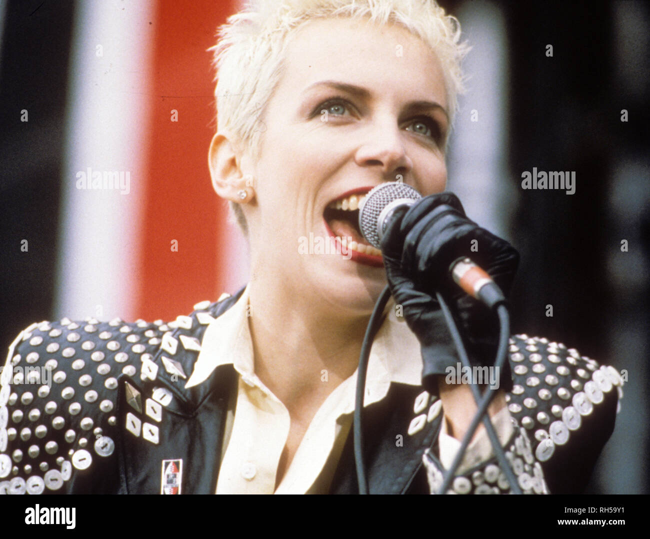 EURYTHMICS UK rock Duo mit Annie Lennox 1987 Stockfoto
