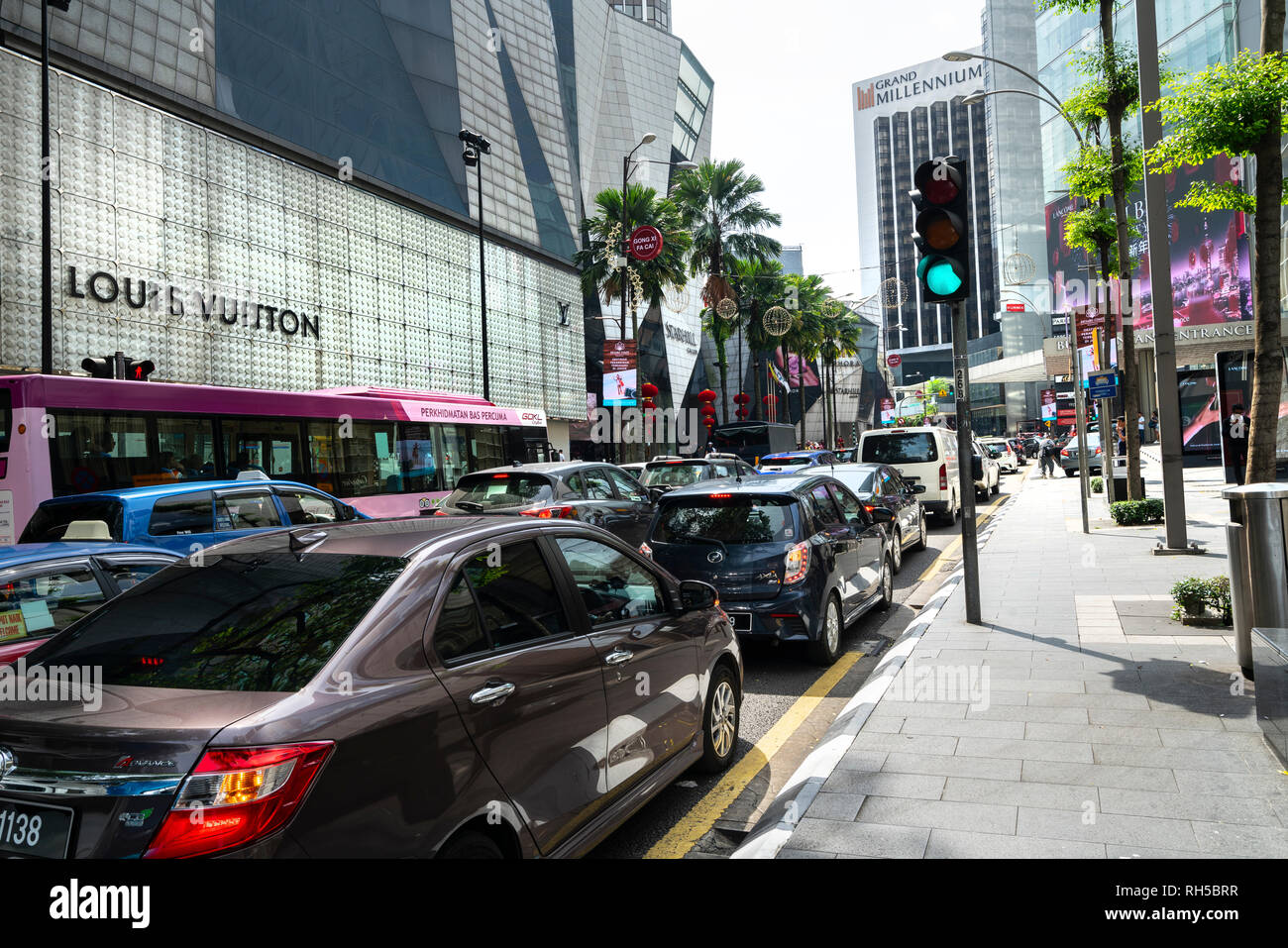 Luxury Stores in der Mitte von Kuala Lumpur, Malaysia Stockfoto