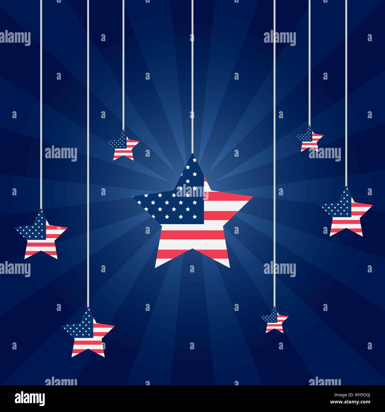 VANZACK Amerikanische Us Flagge Windsock Patriotische Garten