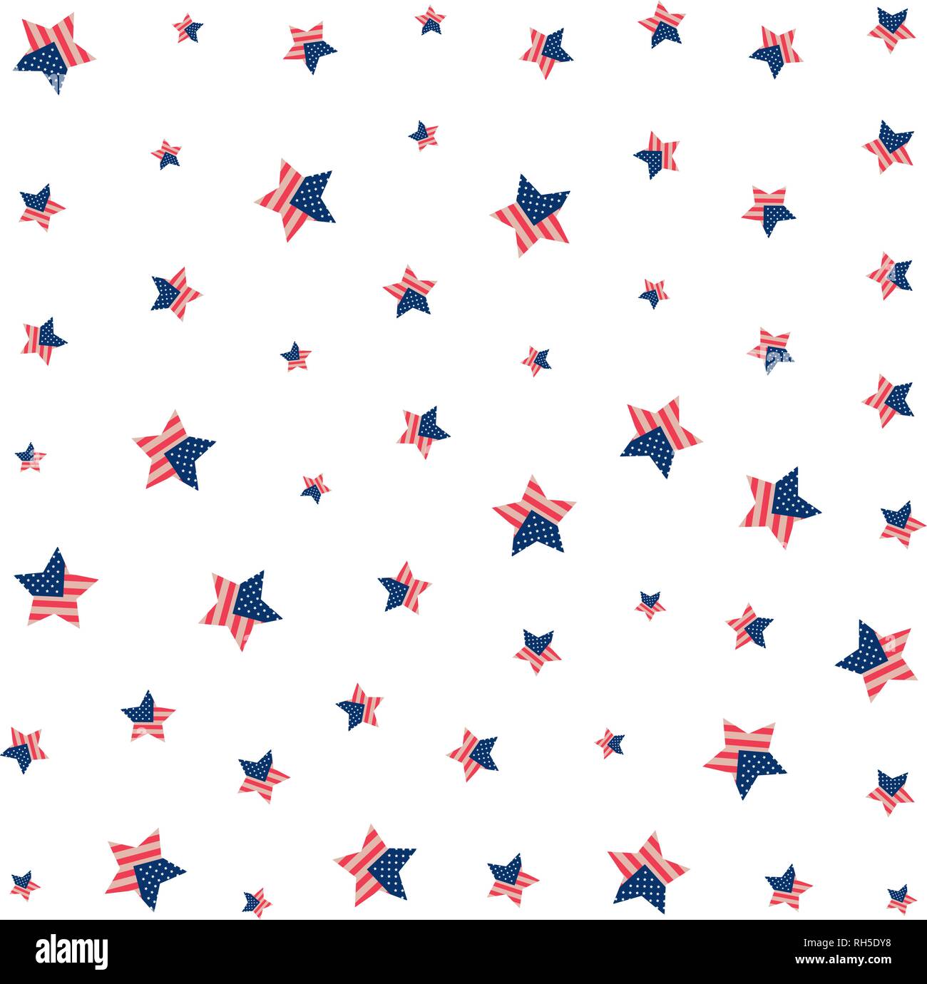 Sterne American Flag Nationalen Hintergrund Muster Vector Illustration Stock Vektorgrafik Alamy