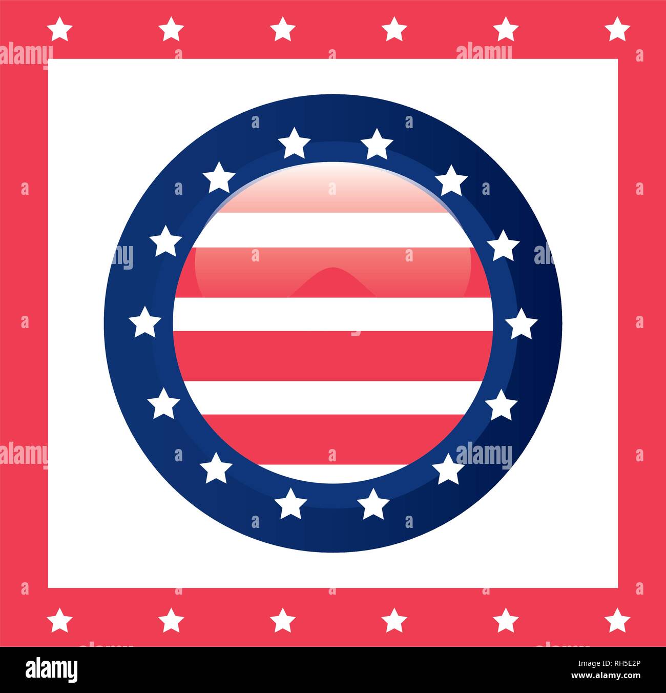 200 Stück Papierservietten Amerikanische Flagge – Rot-weiß-blau, 25x25 Cm Für Independence Day & Partys