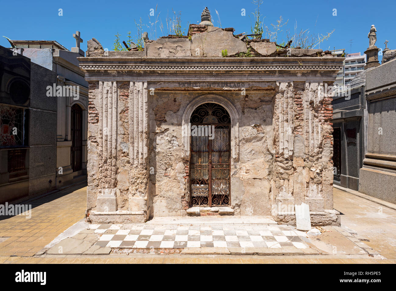 Bild in La Recoleta Friedhof, Buenos Aires, Argentinien. Stockfoto