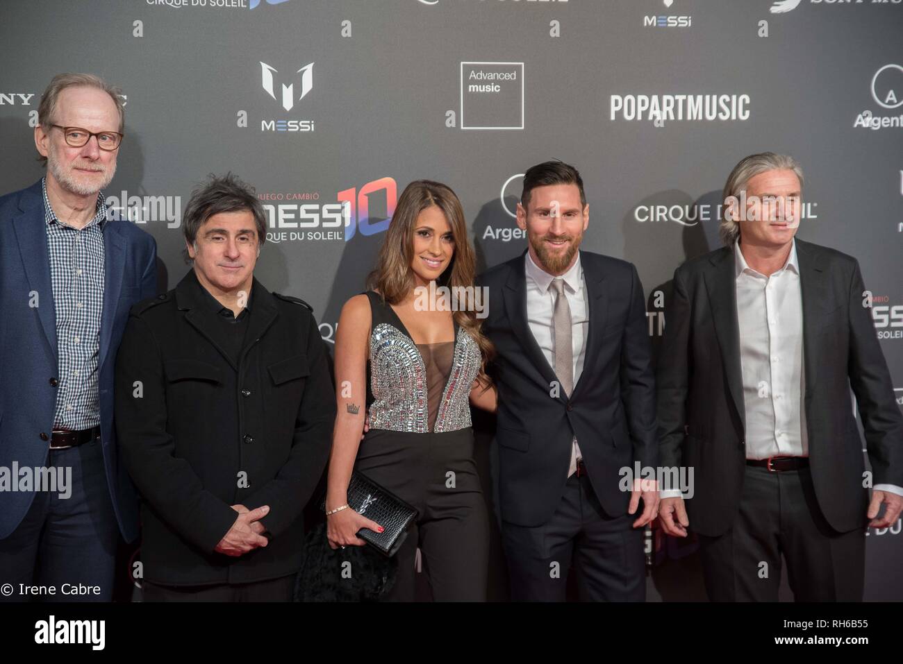 Barcelona Spanien 31 Januar 19 Soccerplayer Leo Messi Und Frau Antonella Roccuzzo Bei Fotoshooting Von Messi