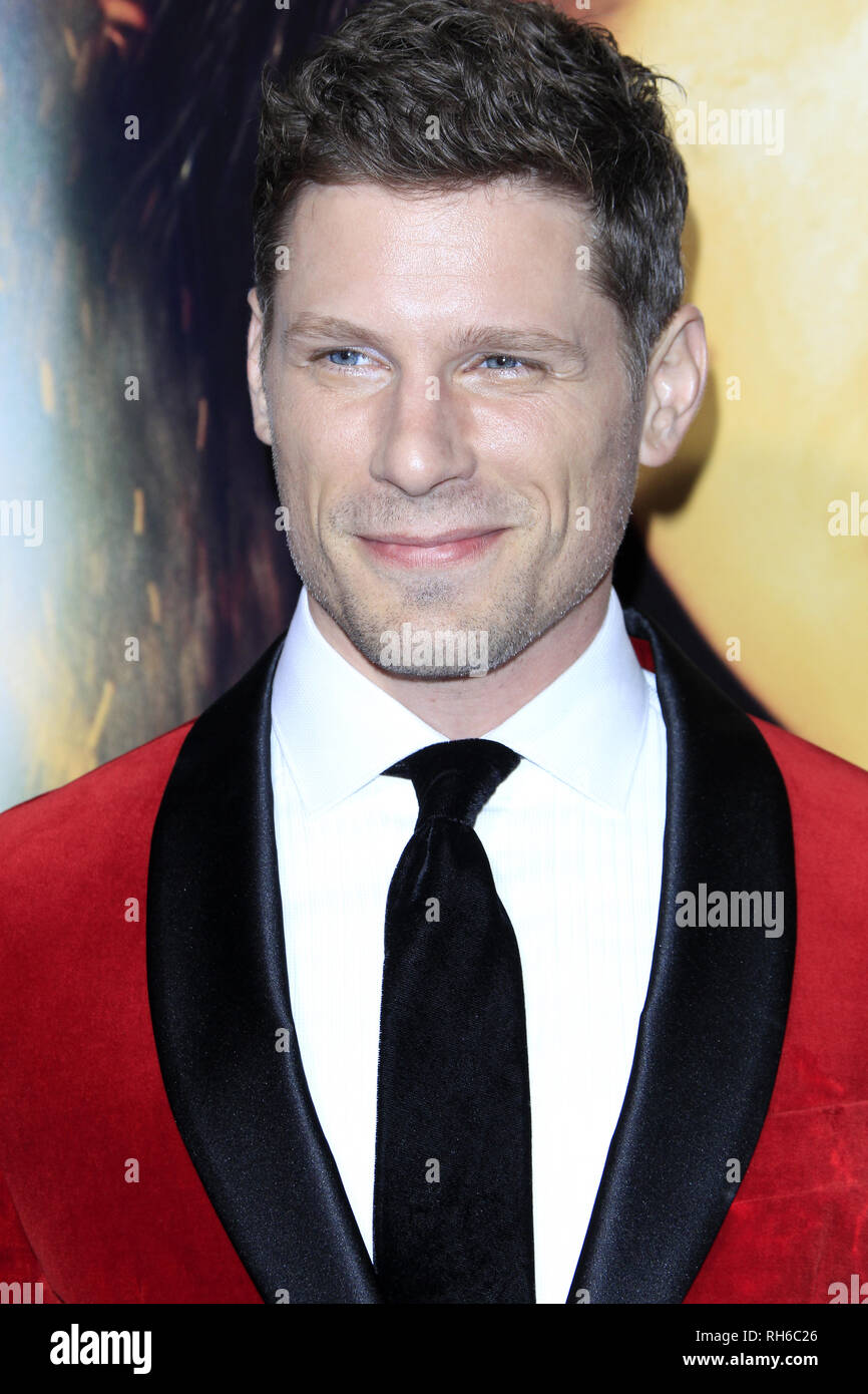 Januar 30, 2019 - Los Angeles, CA, USA - LOS ANGELES - Jan 30: Matt Lauria an der ''Miss Bala'' Premiere im Regal LA Live am 30 Januar, 2019 in Los Angeles, CA (Credit Bild: © Kay Blake/ZUMA Draht) Stockfoto