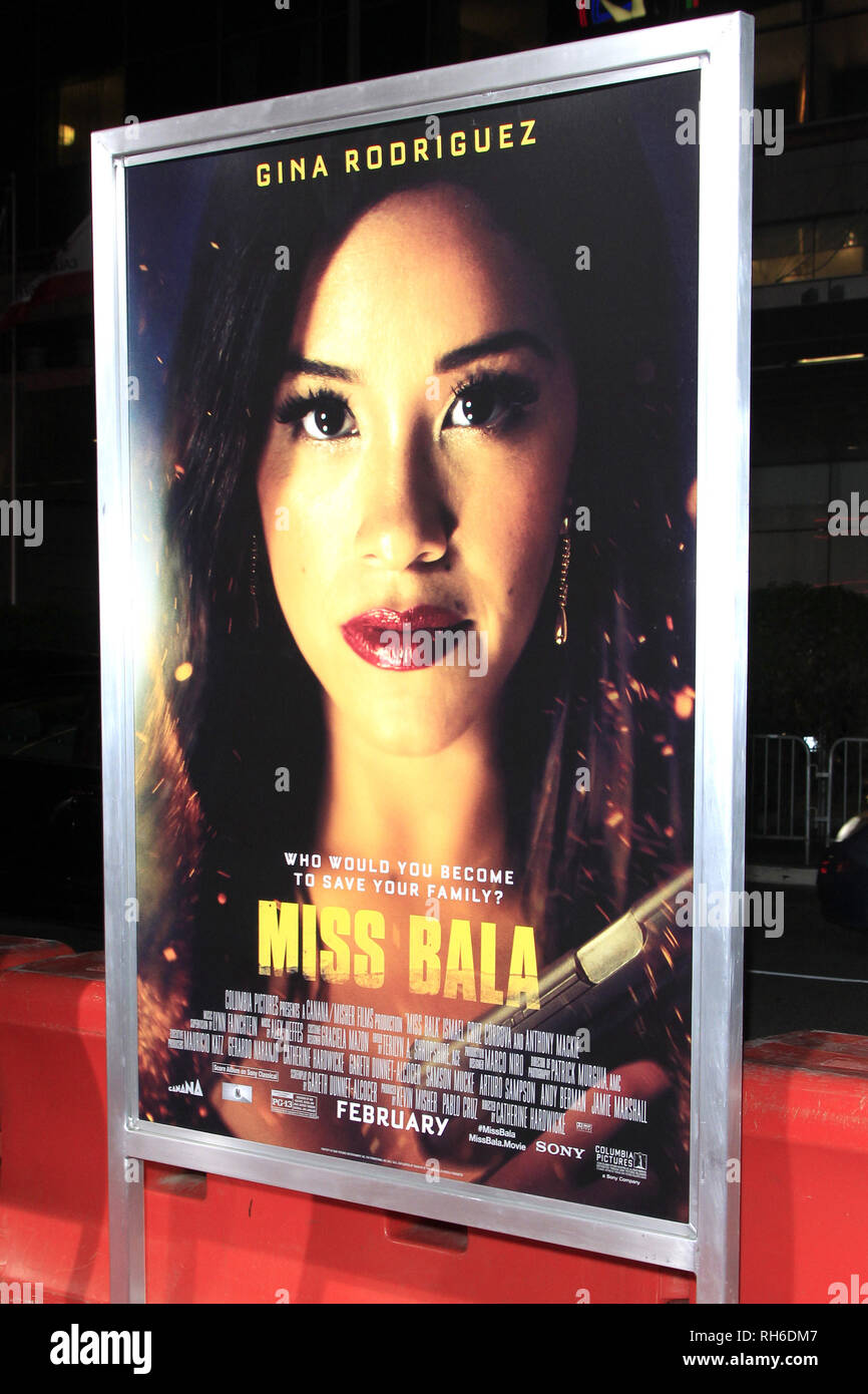 Los Angeles, CA, USA. 30 Jan, 2019. LOS ANGELES - Jan 30: Allgemeine Atmosphäre an der ''Miss Bala'' Premiere im Regal LA Live am 30 Januar, 2019 in Los Angeles, CA Credit: Kay Blake/ZUMA Draht/Alamy leben Nachrichten Stockfoto