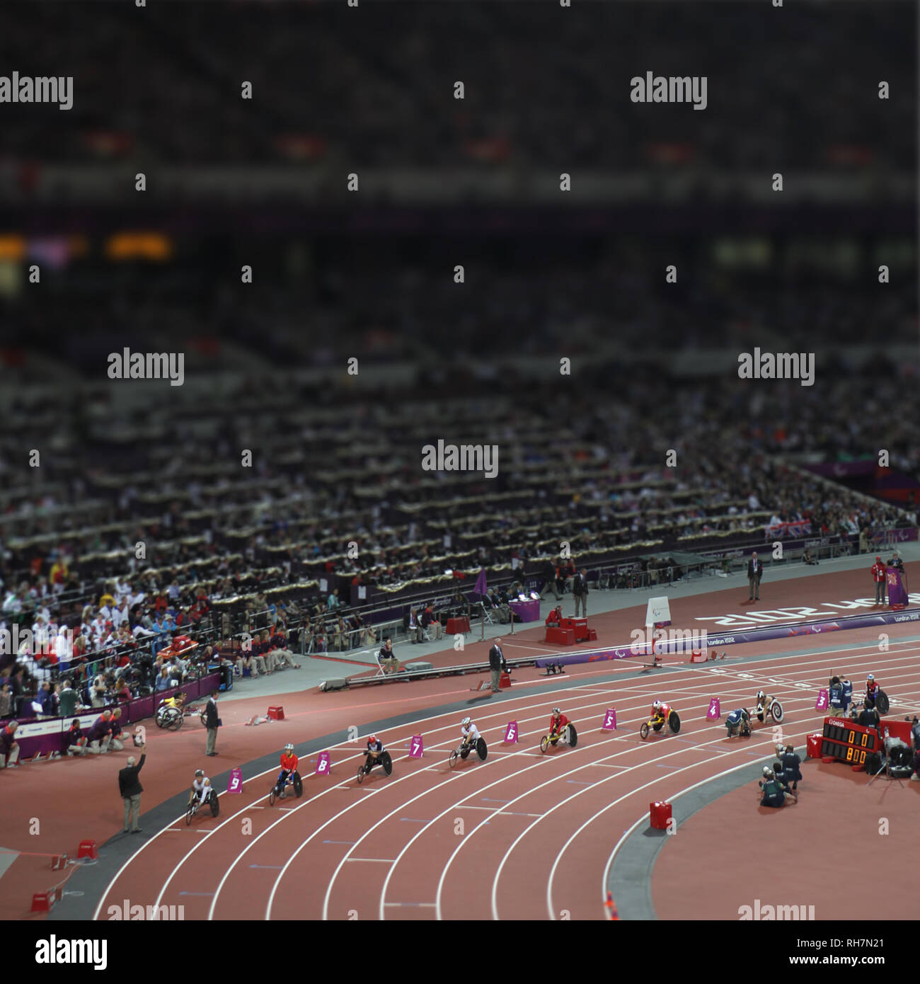 Die Olympischen Spiele 2012 in London, England, Großbritannien Stockfoto