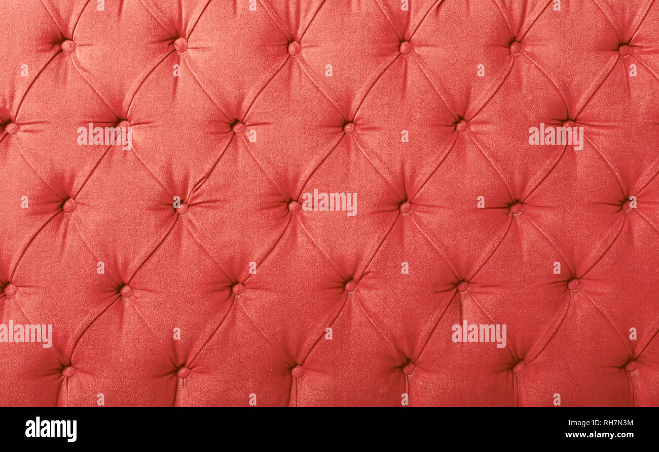Nahaufnahme auf hell rosa Textil Textur von sofa Stockfoto