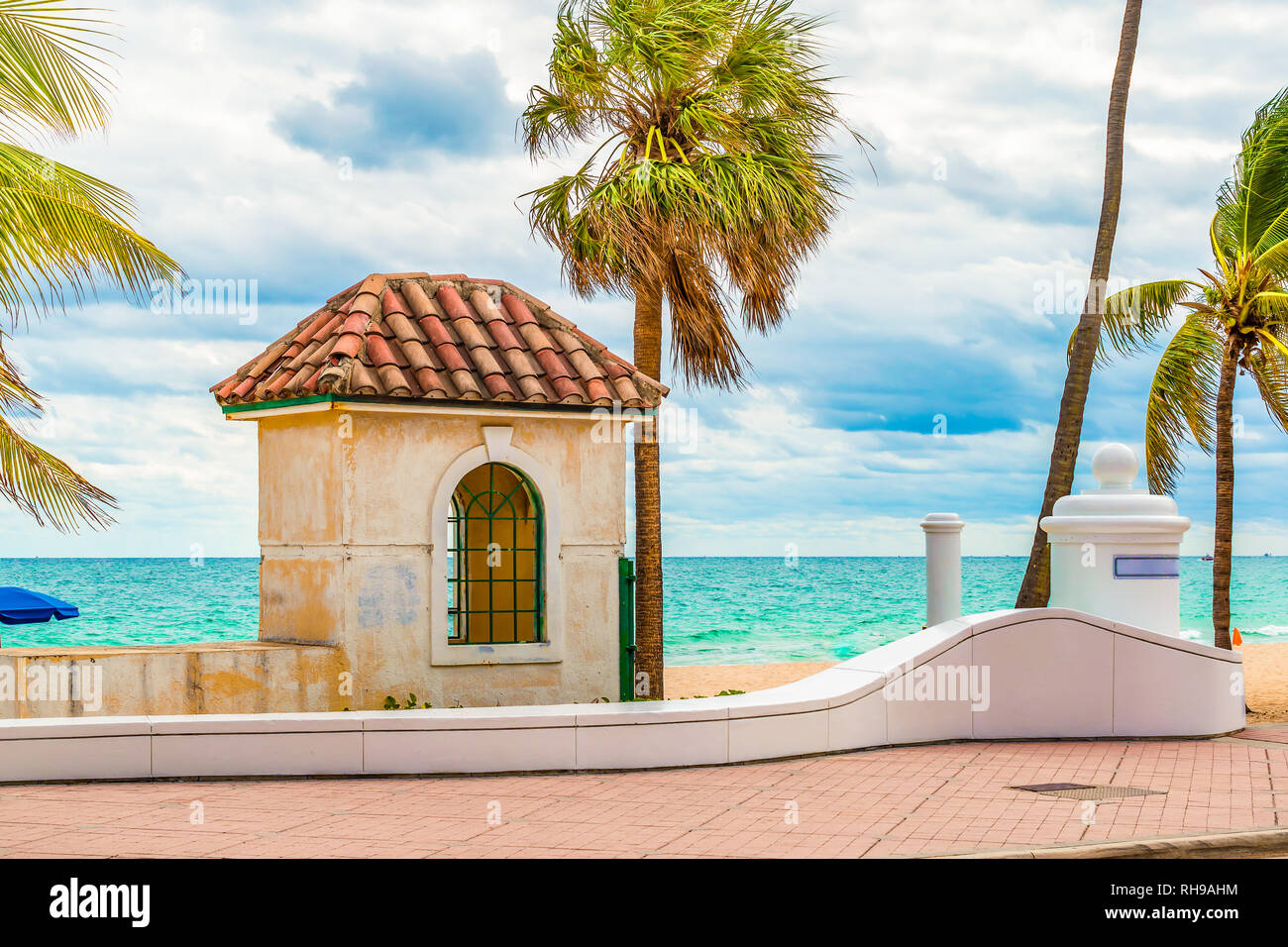 Strand von Fort Lauderdale, Florida Stockfoto