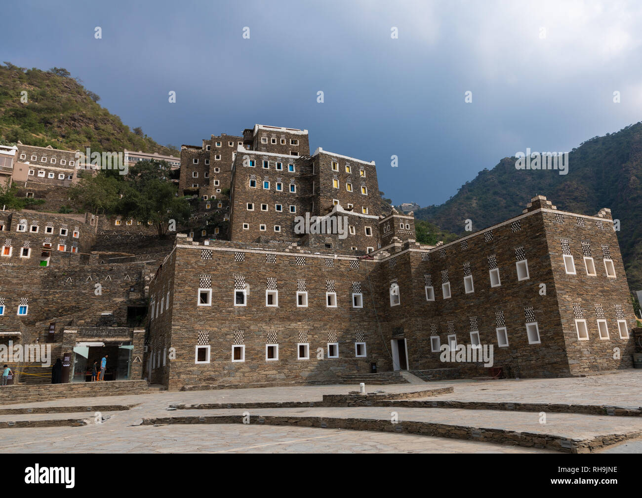 Rijal Almaa Heritage Village, Asir Provinz, Rijal Alma, Saudi-Arabien Stockfoto