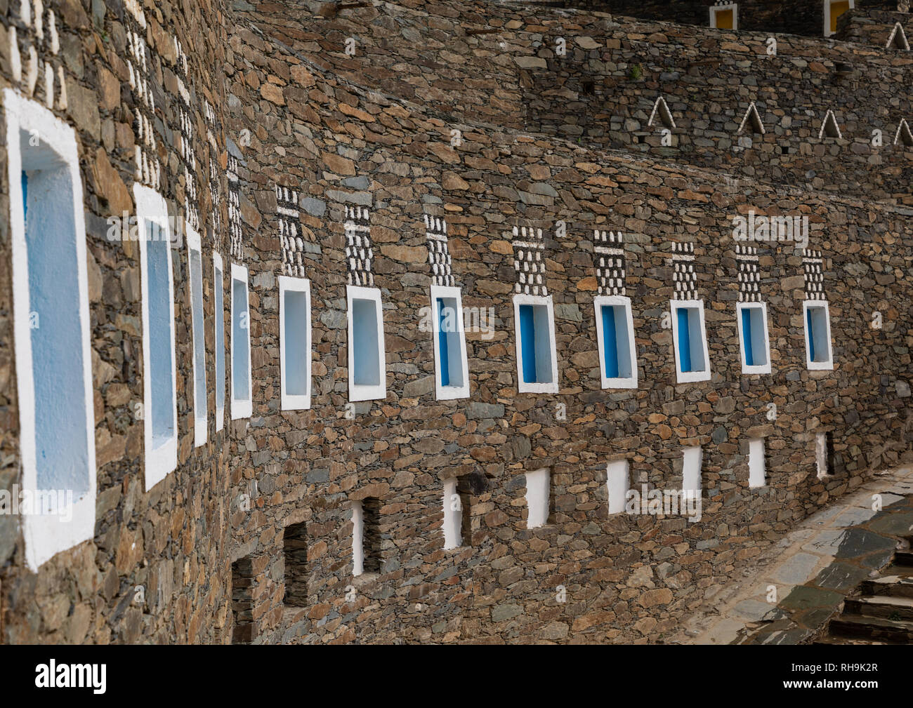 Rijal Almaa Heritage Village, Asir Provinz, Rijal Alma, Saudi-Arabien Stockfoto