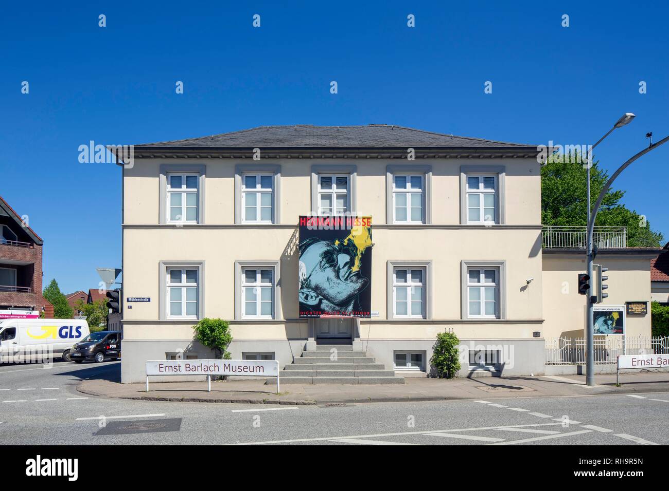 Geburtsort des Künstlers Ernst Barlach, heute Ernst-Barlach-Museum, Wedel, Schleswig-Holstein, Deutschland Stockfoto