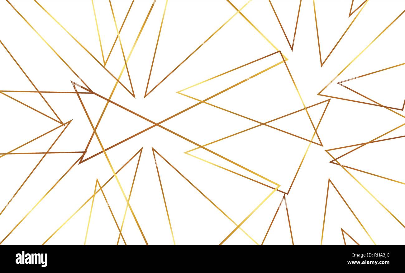 Nahtlose geometrischen. Goldener Hintergrund. Die nahtlose Vektor. Golden Textur. Geometrische Hintergrund mit Dreieck. Gold, Glitter, Moderne Stock Vektor