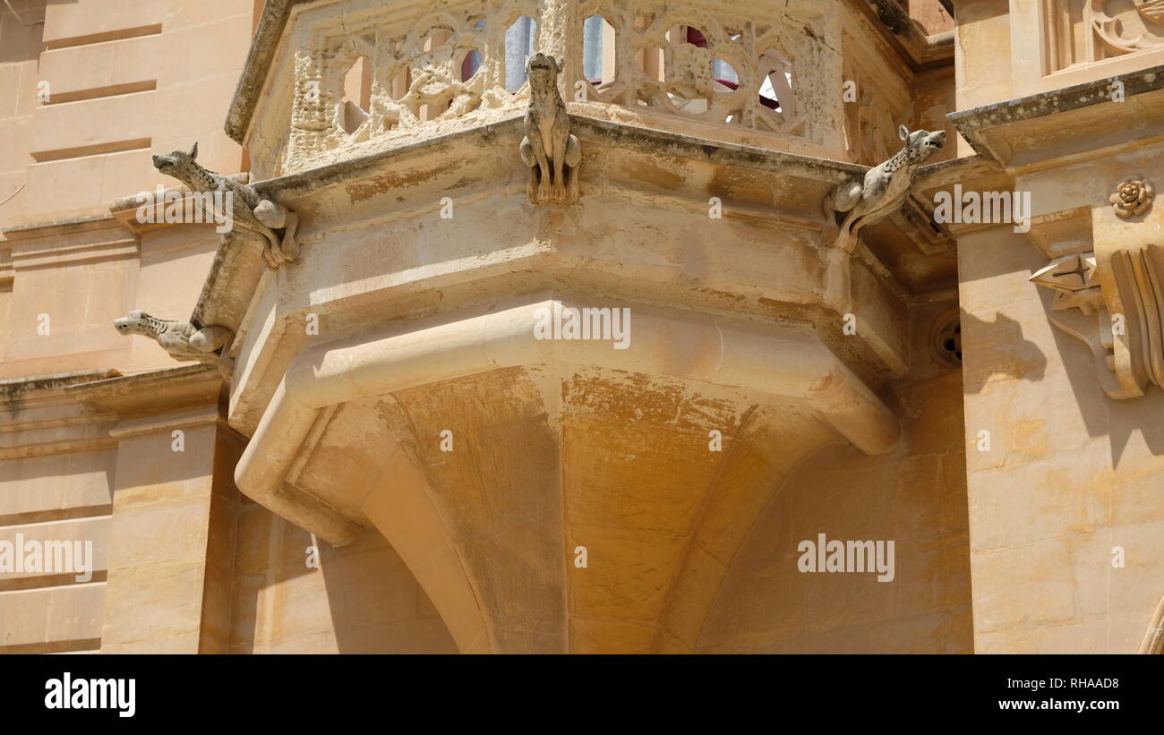 Mdina, in der Insel von Malta, ist einer der am meisten besuchten Orte im Volksmund von Reisenden. Stockfoto