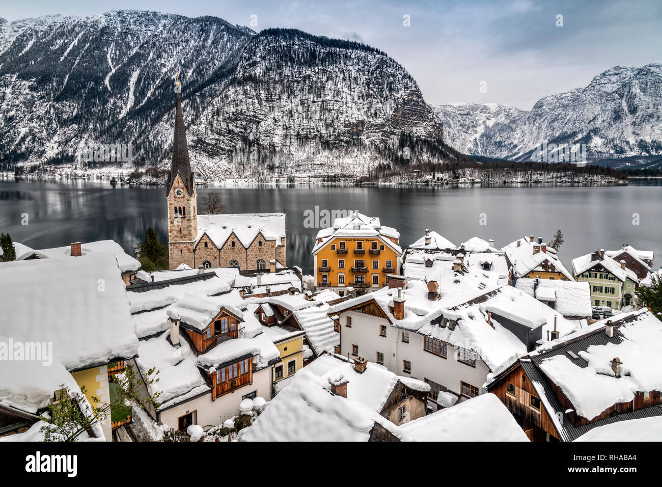 Hallstatt, Upper Austria, Österreich Stockfoto