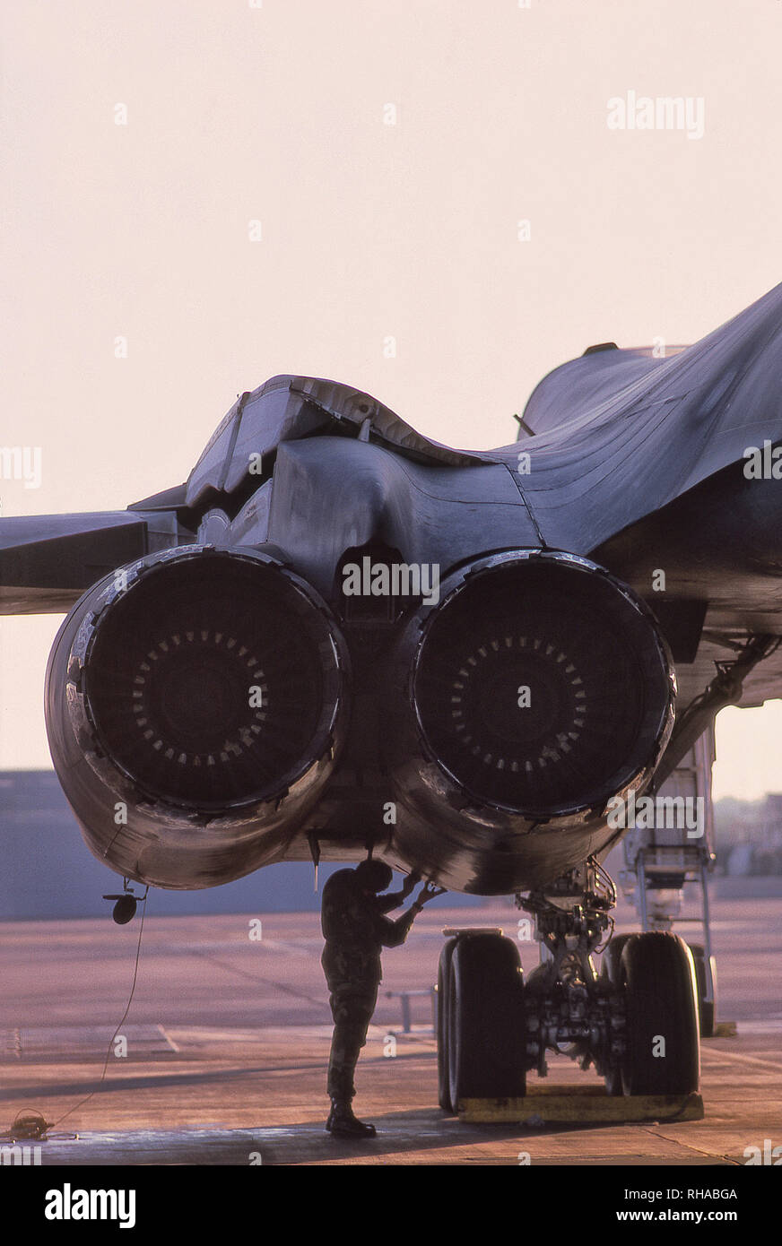 USAF B1-B strategische Bomber Flugzeug mit langer Reichweite Stockfoto