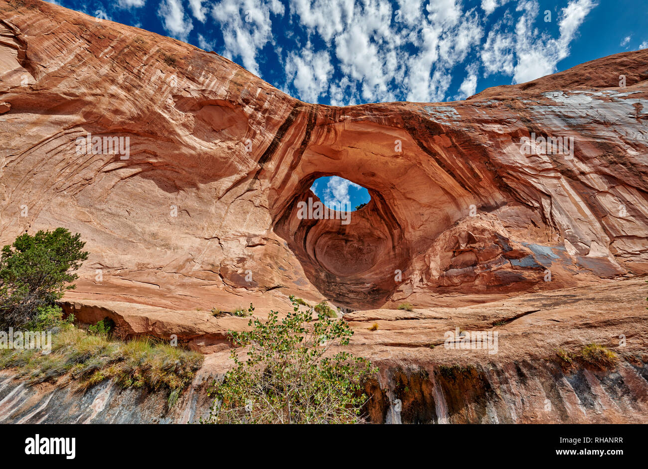 Bowtie Arch, Moab, Utah, USA, Nordamerika Stockfoto