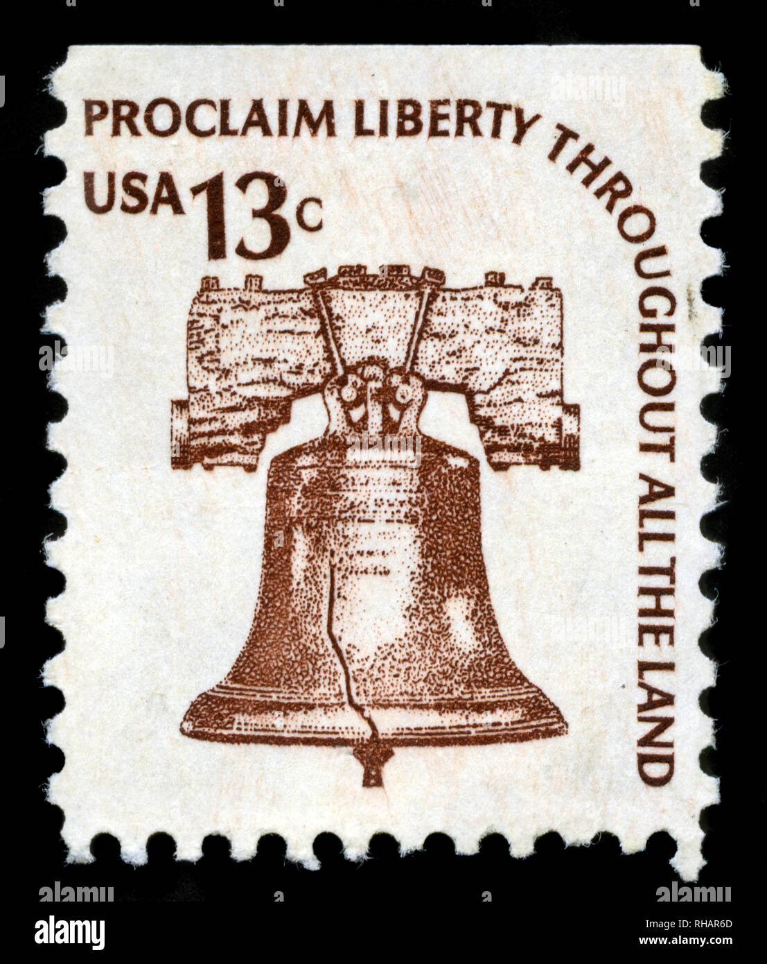 Briefmarke von Vereinigte Staaten von Amerika (USA) in der Americana Ausgabe Stockfoto