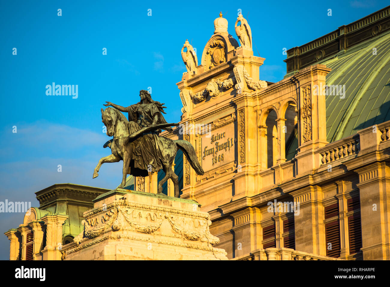 Wiener Staatsoper, Wien, Österreich. Stockfoto