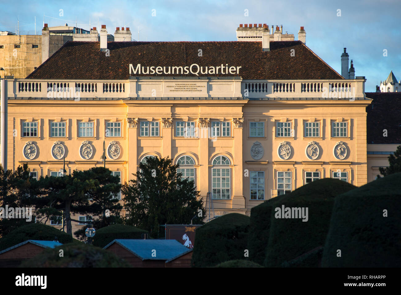 Museen Quartier in Wien Österreich Stockfoto