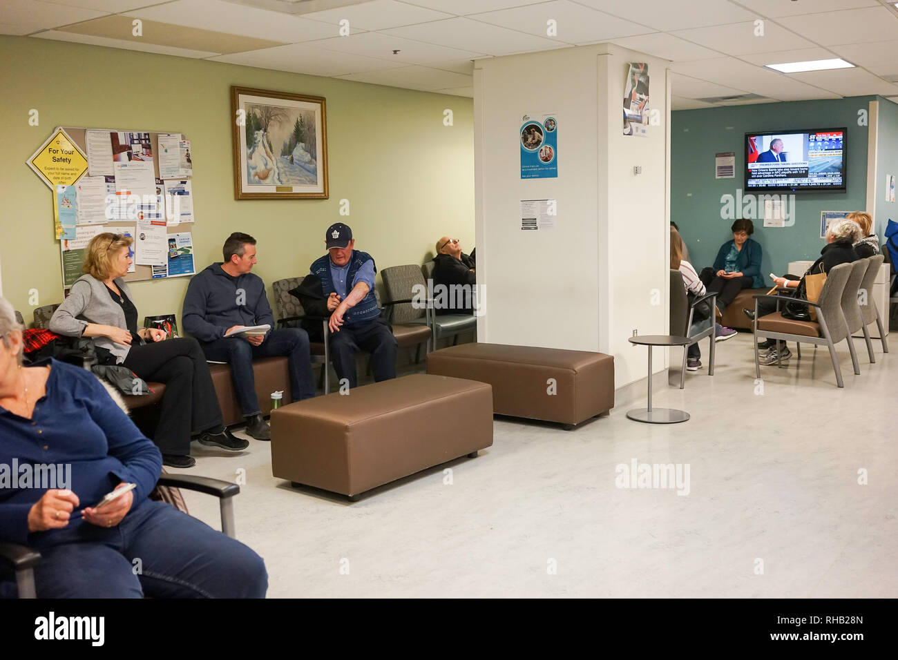 Canada Hospital Emergency Room Stockfotos Canada Hospital